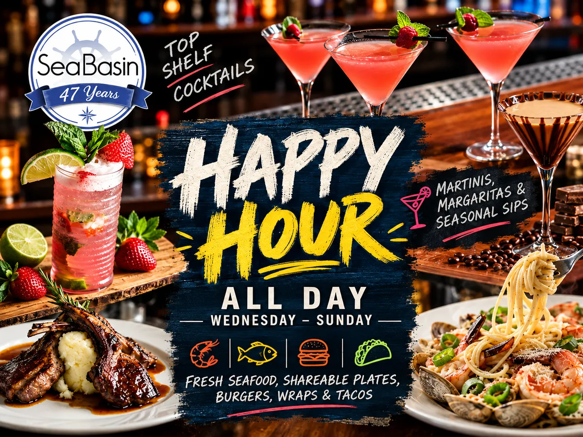 Happy Hour flyer