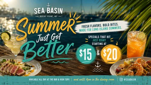 Sea Basin summer specials